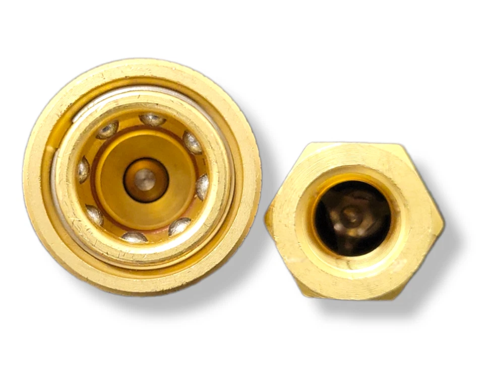 Carpet Cleaning - Brass 1/4" Quick Disconnect for Wand Hoses (Set of 8) - Image 4 of 4