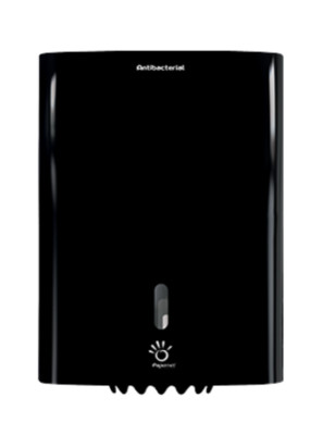 HyTech Center Pull Paper Towel Dispenser Papernet 410891 Black