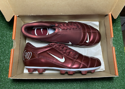 NEW OG 2004 10.5 US Nike Total 90 III FG VT Burgundy Air Zoom Pro
