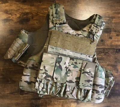 DEADLY THREAT Tactical Vest Plate Carrier Multicam For Armor Plates