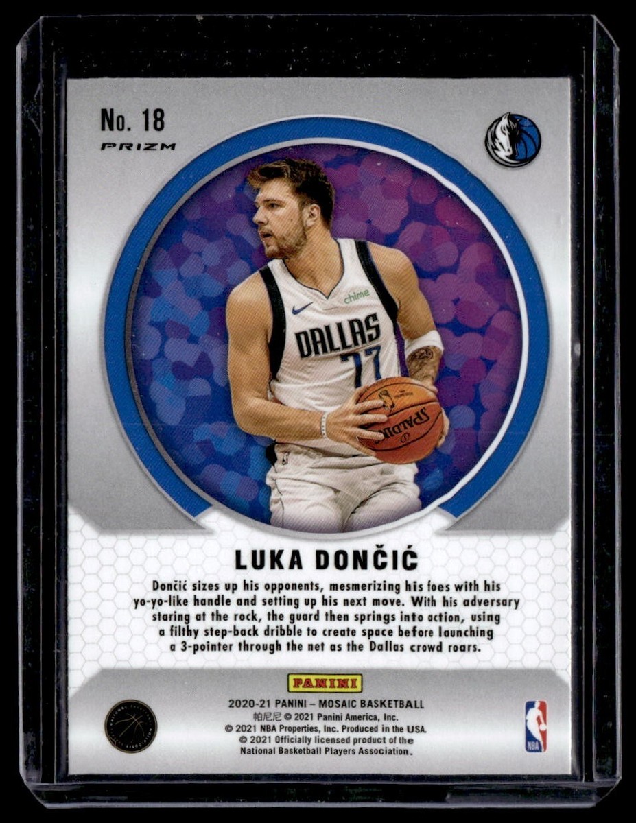 2020-21 Panini Mosaic Luka Doncic Silver Prizm Men of