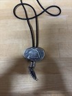 VTG Black Bolo Tie Eagle w/ Feathers Metal — photo 9