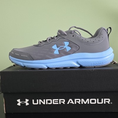 Under Armour Charged Assert 10 Men s Mesh Lace-Up Sneakers Gray/Lime 2023