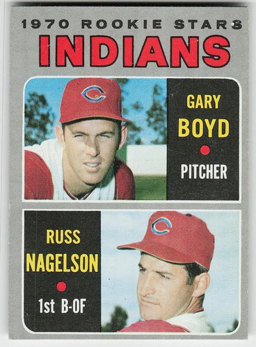 1970 Topps Indians 1970 Rookie Stars: Gary Boyd / Russ Nagelson #7 card
