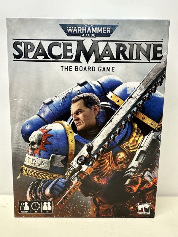 Warhammer 40k Space Marine The Board Game Complete With Captain Titus