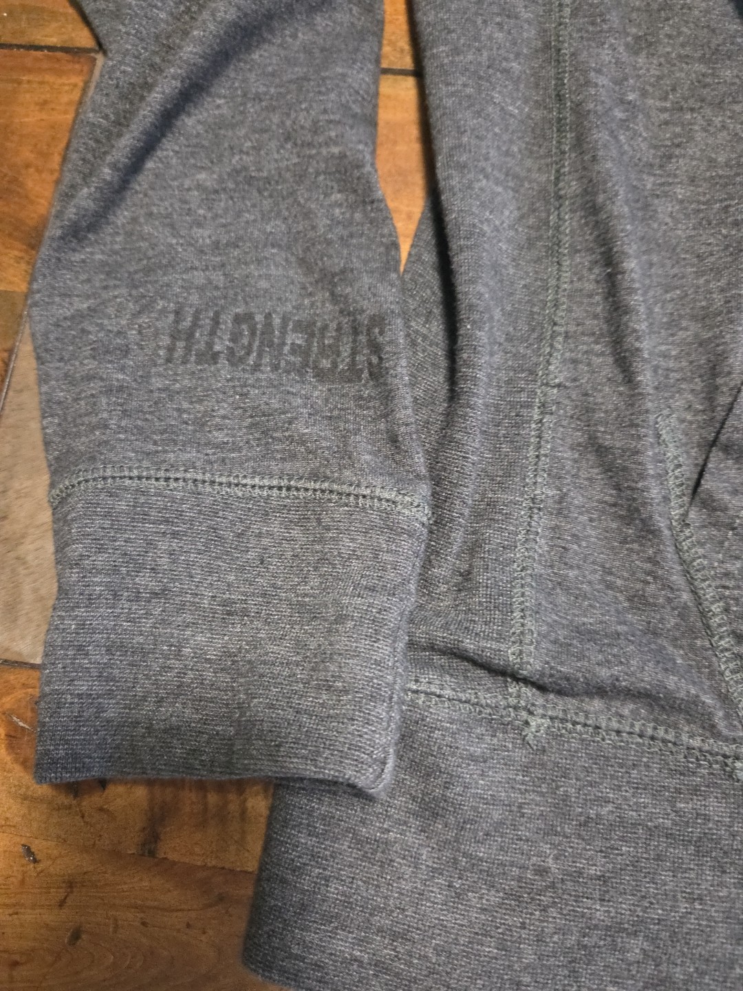 Warfit Spartan Lace Up Hoodie Mens Large Gray Strength Passion Gym Gymwear image 7