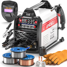 Aluminum MIG Welder145A, 4-In-1,110V/220V