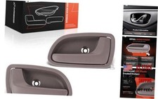 Inside Interior Door Handles Compatible with Kia Rio 2002-2003, Beige, 2-PC