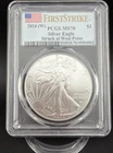 2024 (W) $1 American Silver Eagle PCGS MS70 Blue Label First strike