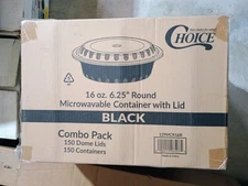 Karat Meal Prep Containers [16 oz - 150 ct] Reusable & Disposable Take Out Bowls