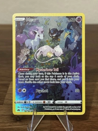 Pokemon TCG Mew GG10/GG70 Crown Zenith  Near Mint Condition