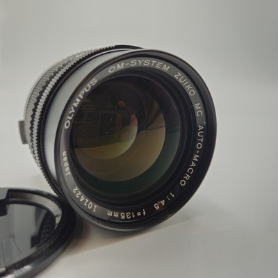 Olympus OM Zuiko 135mm F/4.5 MC Auto Macro MF Lens From JAPAN | eBay