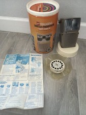 GAF Talking View-Master Gift Pak II W/Viewer Reels In Canister-Rare Set 1970 s
