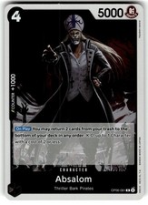 One Piece Wings of the Captain Card OP06-081 R Absalom Foil