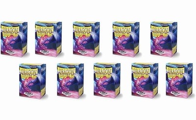 Dragon Shield Matte Purple 10 PACK DISPLAY BOX Standard Size Sleeves 100ct