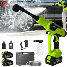 Portable Cordless Electric High Pressure Water Spray Gun Car Washer Cleaner Tool