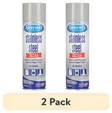 (2 pack) Sprayway 15 Ounce Stainless Steel Cl...