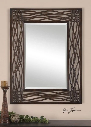 Dorigrass - 42 inch Mirror - 32 inches wide by 0.5 inches deep Mirrors Uttermost - Picture 2 of 5