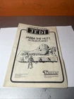 Jabba the Hutt Action Playset Instructions Manual Kenner 1983 Star Wars