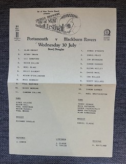 1985 Portsmouth v Blackburn Isle of Man Festival
