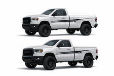 Sport Design Side Stripes Compatible With Ram 1500 Premium Vinyl Sport Design Side Stripes Compatible With Ram 1500 Premium Vinyl