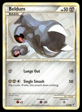 Pokemon Cards Beldum 43/90 HGSS Undaunted Common LP