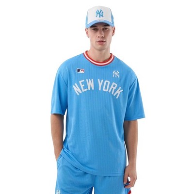 New Era New York Yankees MLB Arch Oversized T-Shirt Herren blau 48864