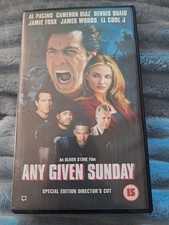 Any Given Sunday VHS Cassette Tape PAL (Ref08)