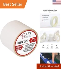 UHMW Surface Protection Tape, 3" x 5 Yds, Abrasion & Noise Reduction, 5 Mil