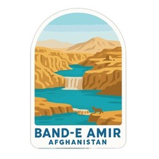 Band-e Amir Afghanistan Iron On Heat Transfer Vinyl HTV World National Parks