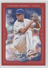 2017 Panini Diamond Kings Rookies Red Framed 81/99 Yohander Mendez #152 0q3