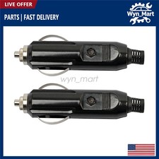 2pack 12v Male Car Cigarette Lighter Socket Plug Connector New Usa 2pack 12v Male Car Cigarette Lighter Socket Plug Connector New Usa