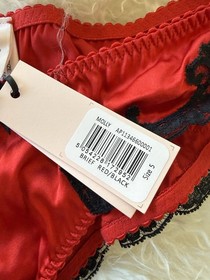 AGENT PROVOCATEUR MOLLY Red Silk Brief NWT Size 5 RARE