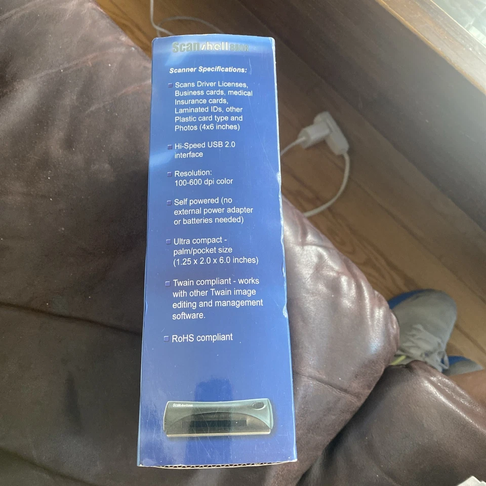 CSSN (Acuant) ScanShell 800R ID Card Document Scanner w/USB Cable TESTED - Image 2 of 4