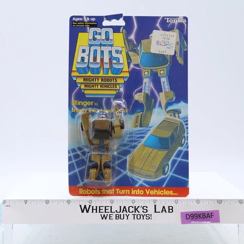 Stinger Enemy Robot Sports Car Gobots 1985 Tonka Action Figure NEW MOSC SEALED