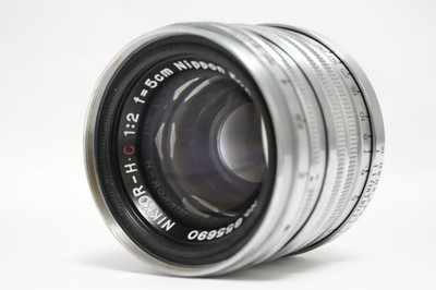 Nippon Kogaku Nikkor H.C 5cm f/2 l39マウント Near MINT] Nippon Kogaku Nikon Nikkor H.C 5cm 50mm F/2 Lens L39 L