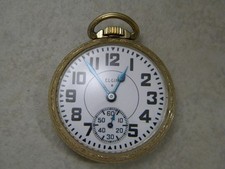 Elgin- 10K Gold Plate- 41443232- B.W. Raymond- 1943- Pocket Watch