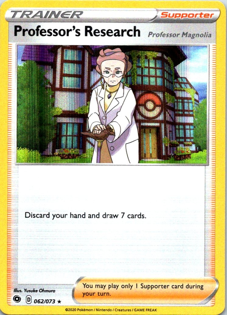 Professor's Research [Professor Magnolia] 62/73 Holo Rare Champion's Path NM Pok