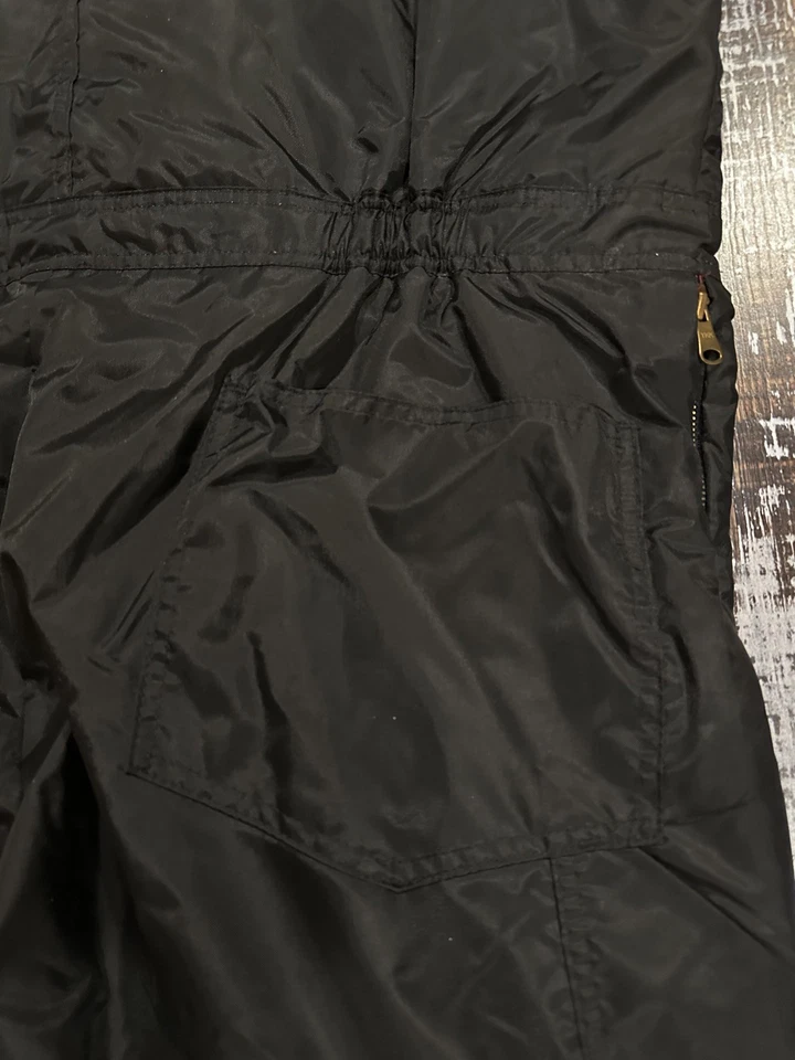 Walks Zero Zone XXL Insulated Bib Ski overalls Black Mens Pockets Zippers - Image 4 of 4