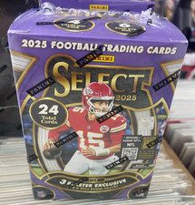 2025 Panini SELECT Football NFL Trading Cards Factory Sealed Blaster Box