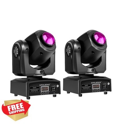 XPCLEOYZ 60W Moving Head Stage Lights, 2PCS