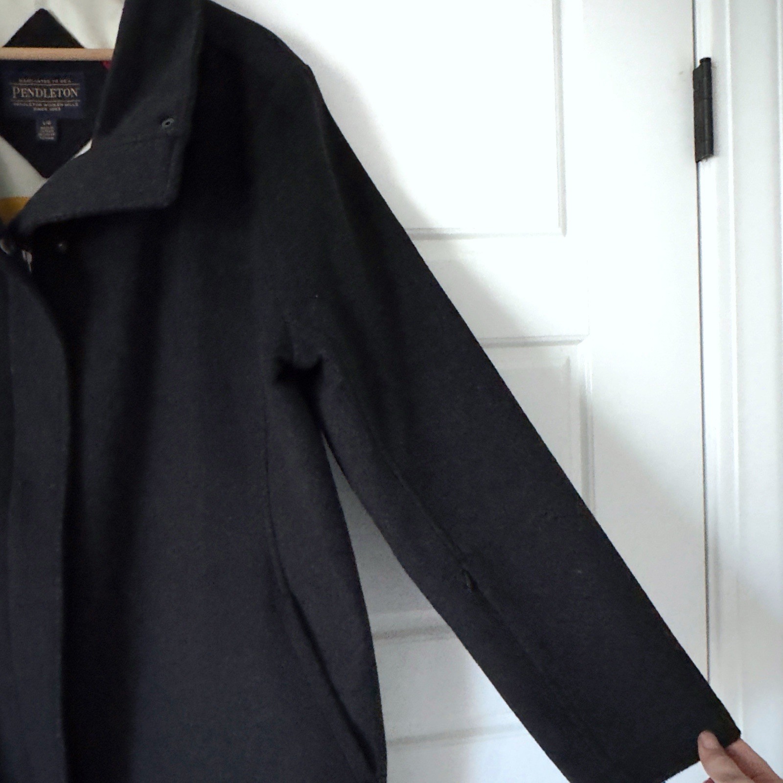 Pendleton Wool Coat Womens Large Gray Cascade Wat… - image 5