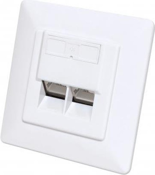 Modulo di Rete Intellinet 771917 Cat6a 2 Porte RJ45 STP Schermato