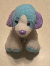 Russ Mini Plush 5" Puppy Dog White Blue Purple