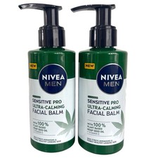 2 x NIVEA MEN Sensitive Pro Ultra Calming Facial Balm 150ml x 2 Brandneu