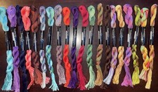 Lot Of 20, 100 Cotton Threadworx Floss Overdyed 20 yd Skein Floss Thread