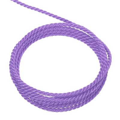 Twisted Cord Trim, 11 Yard 1mm 3-Ply Twine Braided Rope Thread, Light Purple