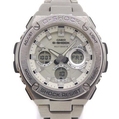 CASIO G-SHOCK Radio-Controlled Solar GST-W110D-7AJF White Dial 52.5mm From Japan