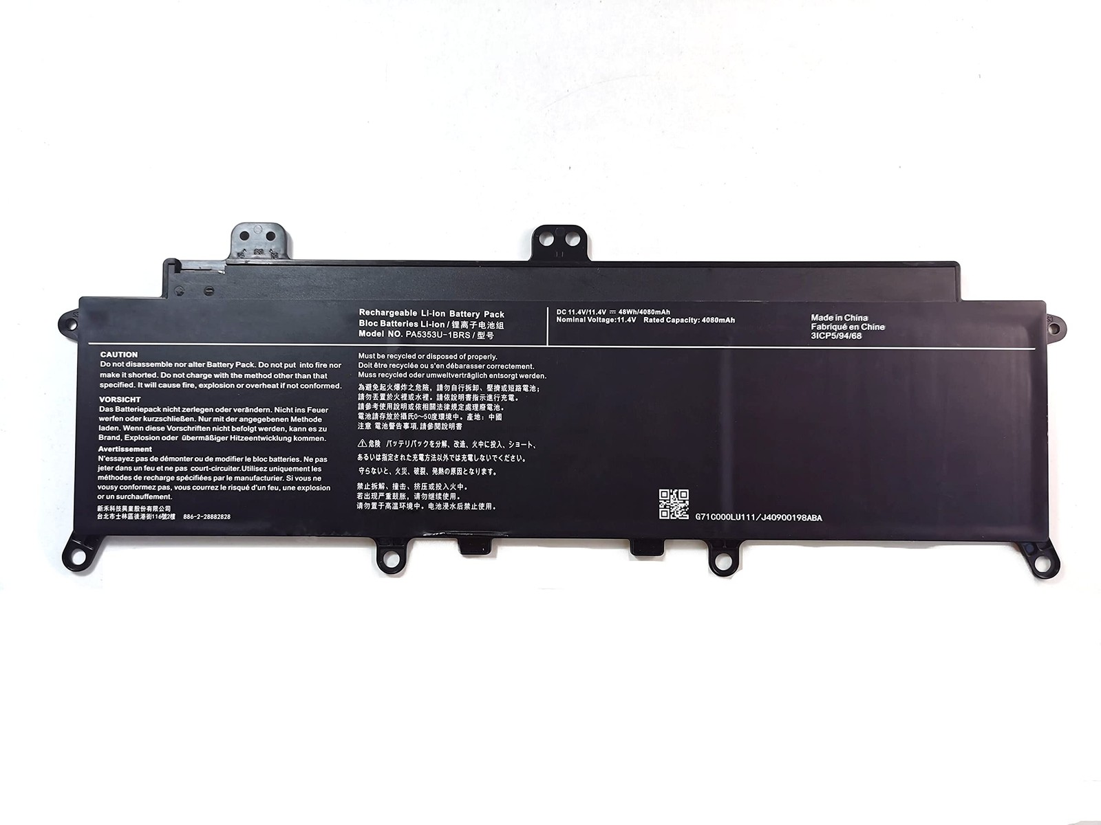 Nuova Batteria 7xinbox 48Wh per Toshiba Dynabook Tecra X50-F X50