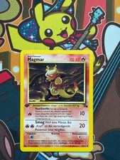 Magmar 1. Edition 39/62 Fossil deutsch Pokemon Karten NM-EX
